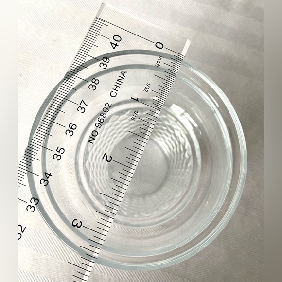 Vintage Clear Glass Ice Cream Cone Bowl Glasses Cup Cute Retro Modern - Set of 4 - Picture 8 of 8